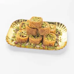 Rolled Pistachio Kunafa